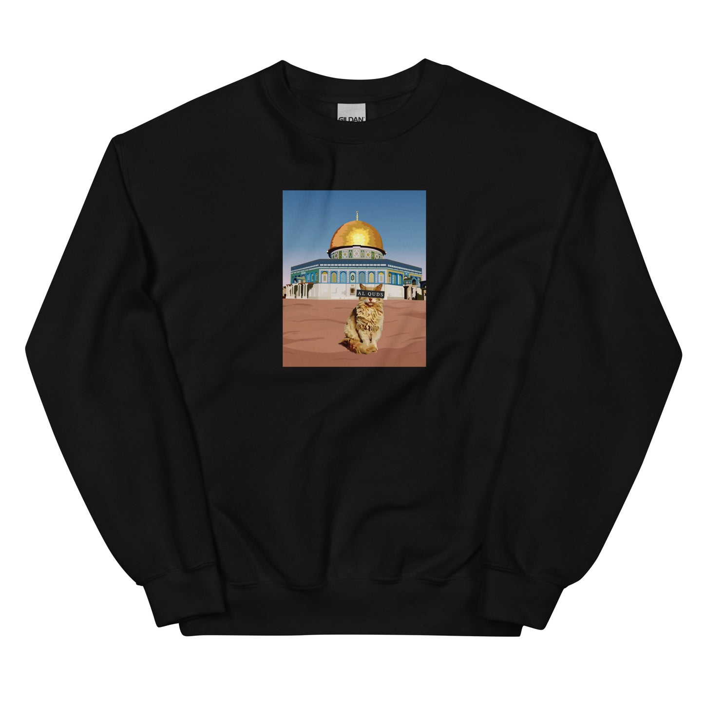 AL QUDS CAT - Printed Sweatshirt