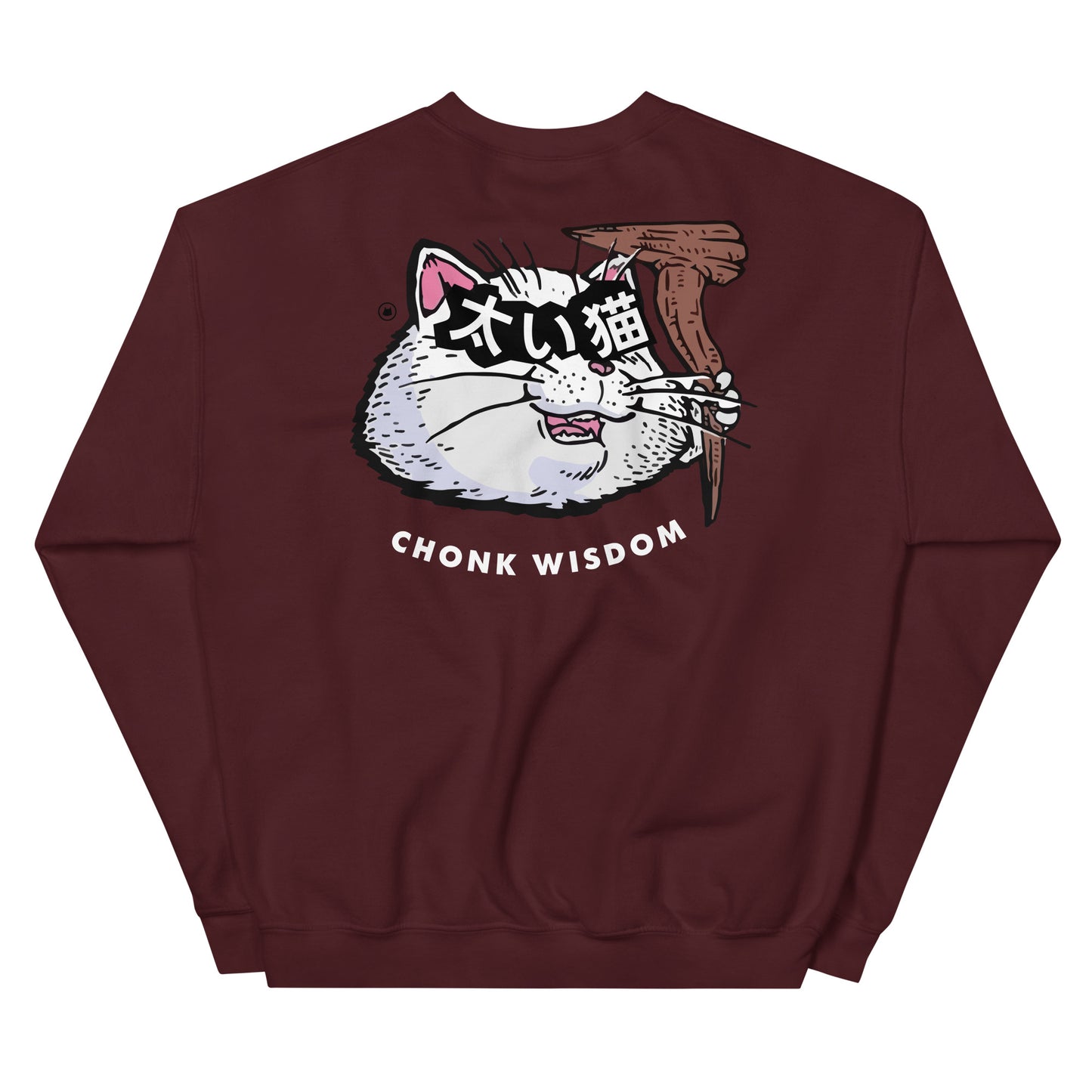 CHONK WISDOM - Printed Sweatshirt