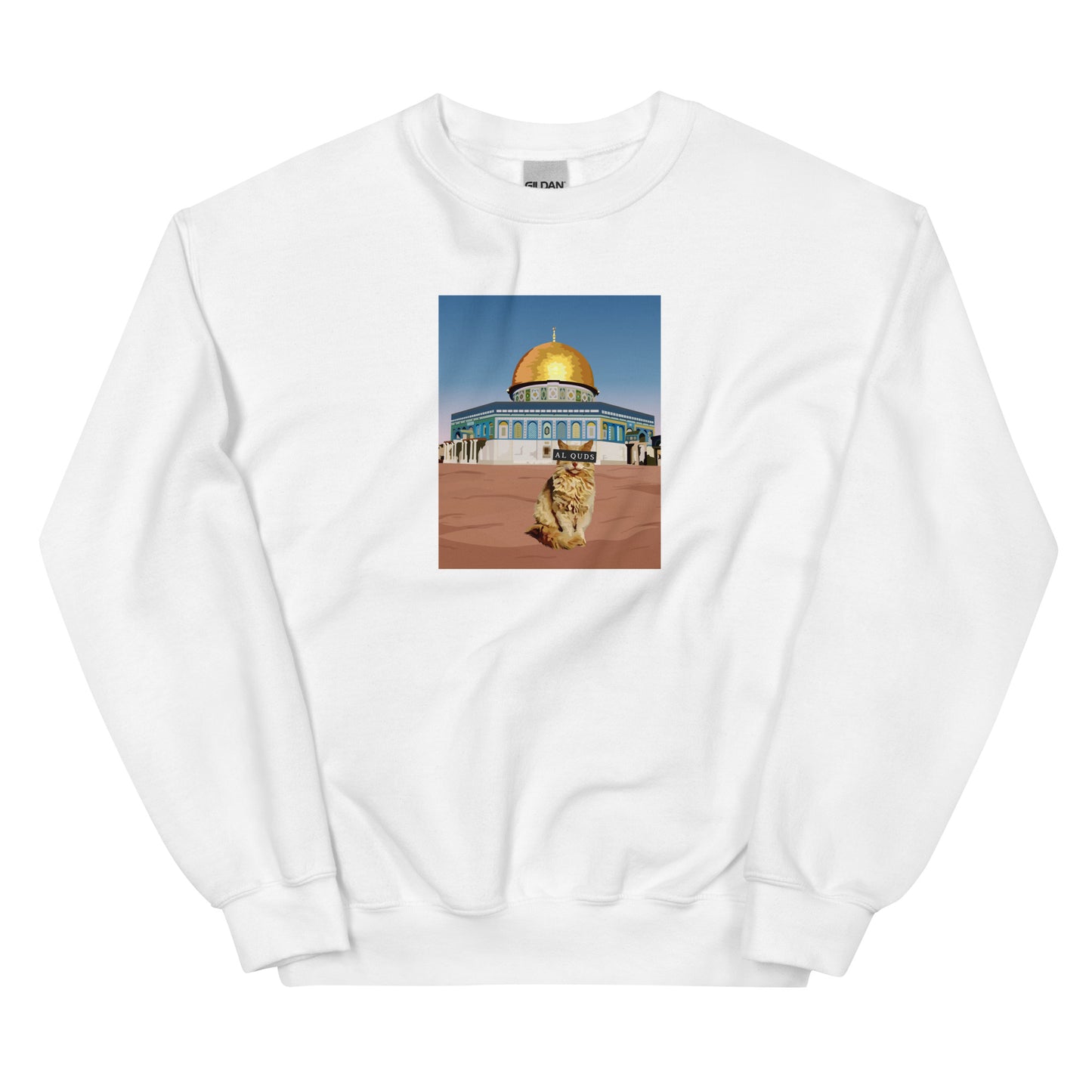 AL QUDS CAT - Printed Sweatshirt