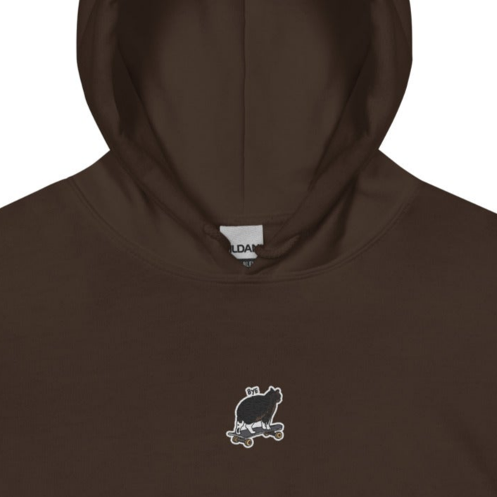 Bye Skateboarding Cat ! - Hoodie