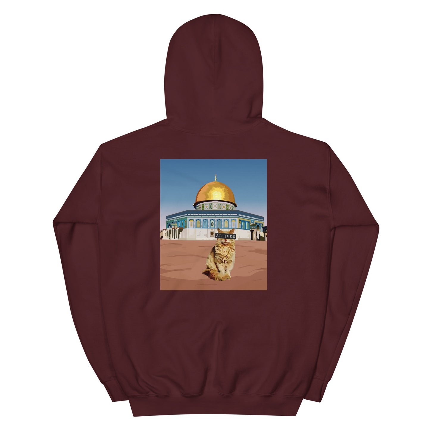 AL QUDS CAT - Printed Hoodie